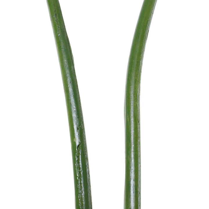 Planta Artificial com grandes folhas de palmeira Árvore realista com pote 10 folhas ?18x180cm