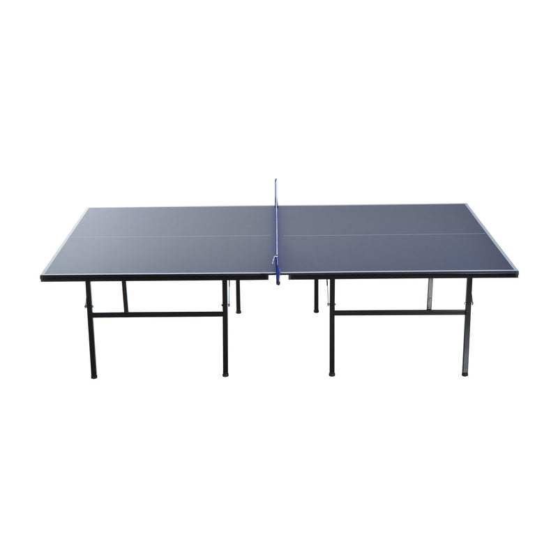 Mesa de Ping Pong Dobrável com Rede – Cor Azul – Aço e MDF – 152.5x274x76cm