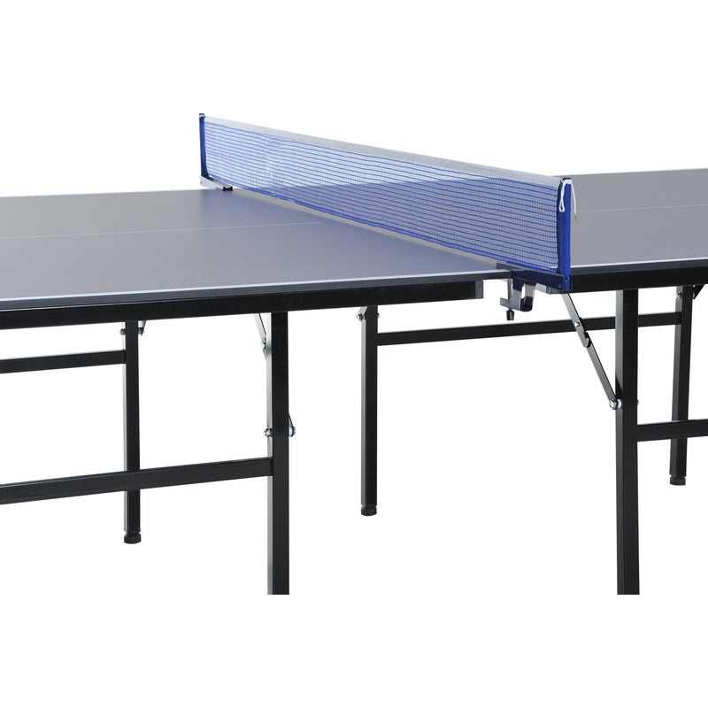 Mesa de Ping Pong Dobrável com Rede – Cor Azul – Aço e MDF – 152.5x274x76cm