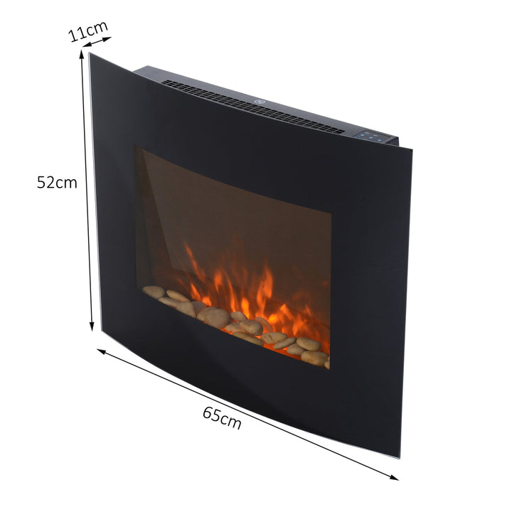 Lareira Elétrica chama LED Aço Inoxidável