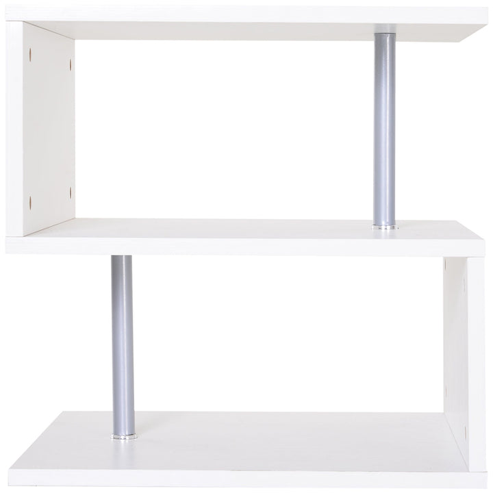 Mesa Auxiliar Madeira Branco 50 x 50 x 50 cm