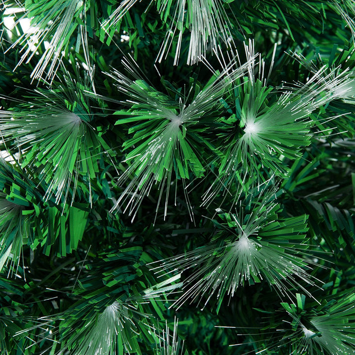 Árvore de Natal Verde F74x150cm + Luzes LED Árvore Artificial