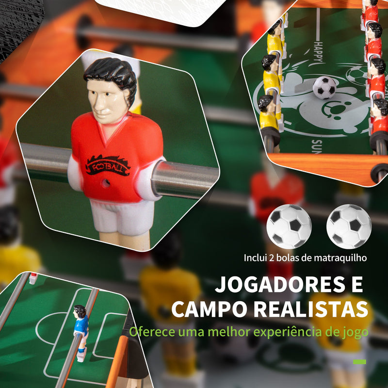 Matraquilho para Crianças acima de 7 Anos Matraquilho 118x104x69cm com 2 Bolas 8 Hastes 2 Marcadores de Pontos 22 Jogadores para Família Festas Jogos Multicor