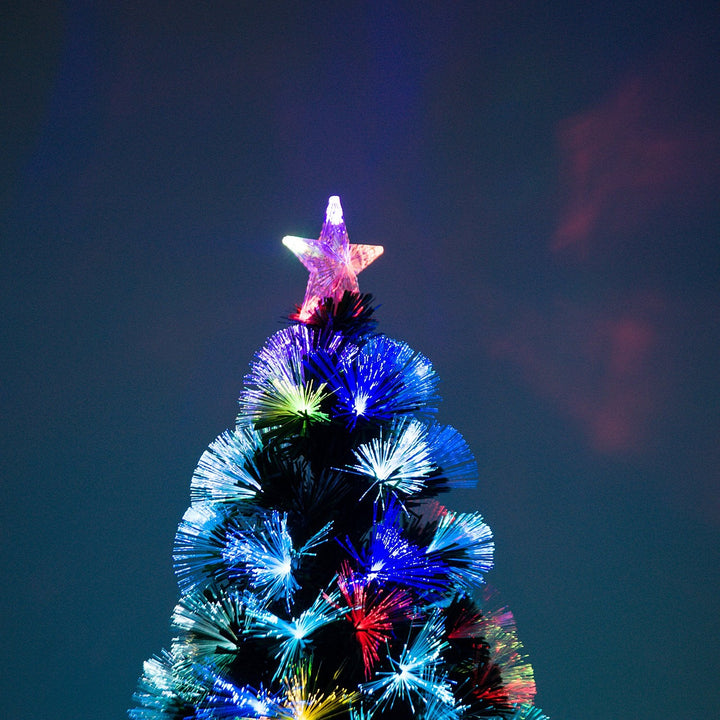 Árvore de Natal Verde F74x150cm + Luzes LED Árvore Artificial