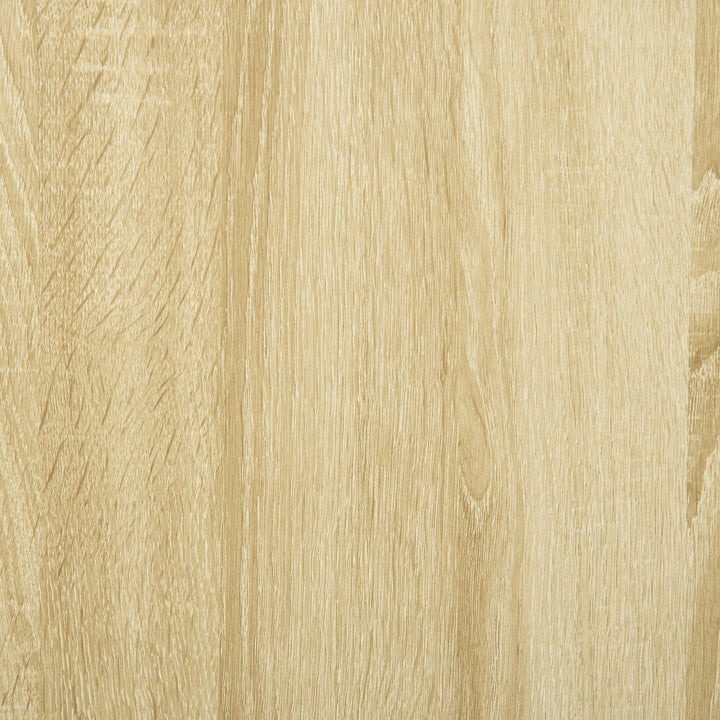 Aparador de Sala de Estar com 2 Portas Armário Auxiliar com 2 Prateleiras para de Livros Roupa Brinquedos Estilo Moderno 70x39x70cm Natural