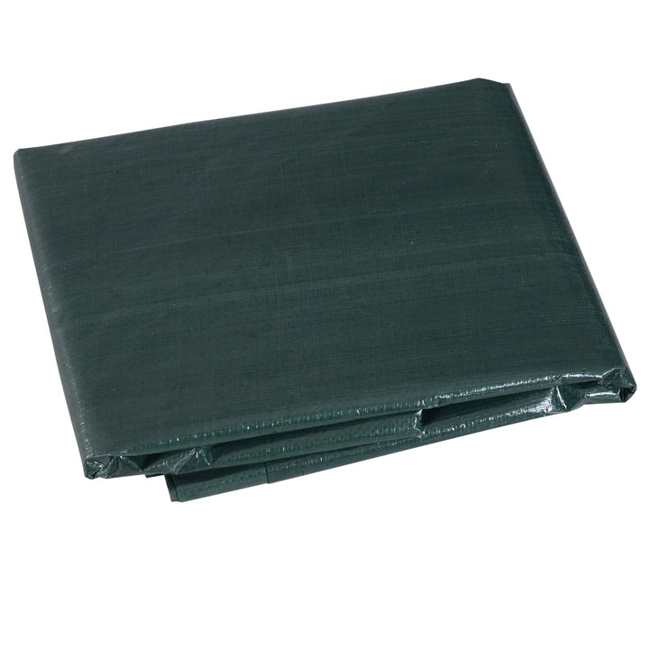 Capa Protetora para Baloiço de Jardim de 3 Lugares 215x155x150cm Impermeável com Zíper Cobertura para Móveis de Exterior Verde