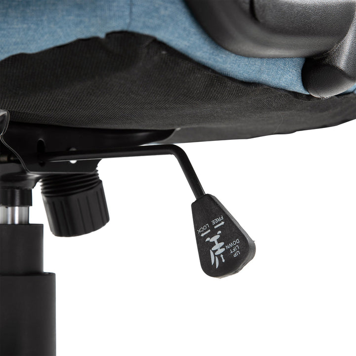 Cadeira de escritório Poltrona giratória Poltrona de escritório Altura ajustável ergonômica 110-120cm Carga 135kg