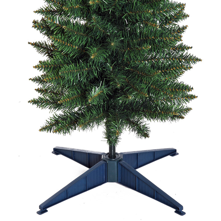 Árvore de natal F46x150cm Artificial Pinheiro Decoração de Natal com suporte de plástico 294 Ramos Verde PVC