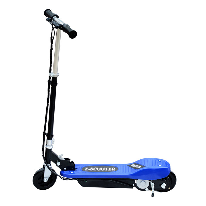 Trotinete Eléctrico Tipo Scooter com Guiador Ajustável – Cor Azul - 78x37x91-99 cm