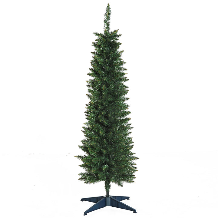Árvore de natal F46x150cm Artificial Pinheiro Decoração de Natal com suporte de plástico 294 Ramos Verde PVC