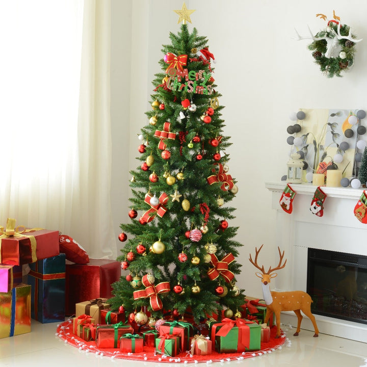 Árvore de Natal Artificial Árvore com Suporte 210cm 865 ramas Ecológico PVC Verde
