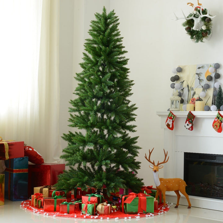 Árvore de Natal Artificial Árvore com Suporte 210cm 865 ramas Ecológico PVC Verde