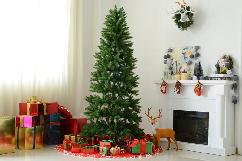 Árvore de Natal Artificial Árvore com Suporte 210cm 865 ramas Ecológico PVC Verde