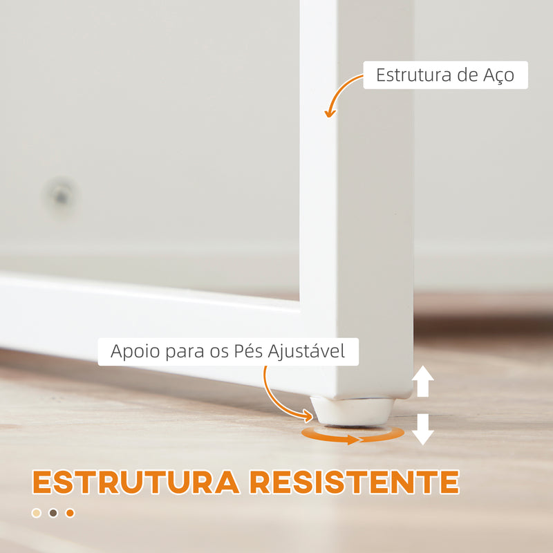 Ilha de Cozinha Moderna Móvel Auxiliar de Cozinha com 3 Prateleiras Abertas Suporte para Facas e Microondas Estrutura de Aço para Sala de Jantar 105x65x90 cm Carvalho