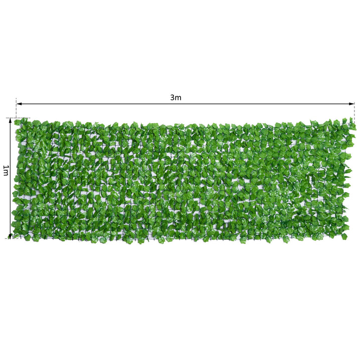 Cobertura Artificial em Rolo de 3x1m para Cerca Varanda Planta decorativa