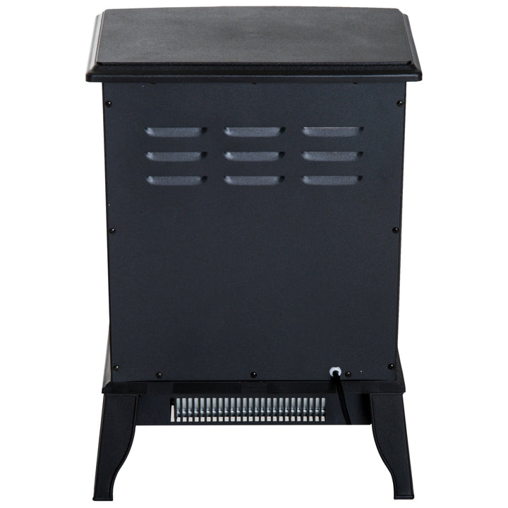 Lareira elétrica de pé 1000/2000 W Chama LED com termostato 39x23x56.5cm