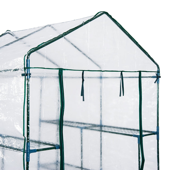 Estufa Transparente de jardim para Platas com 3 Andares 143x143x195cm