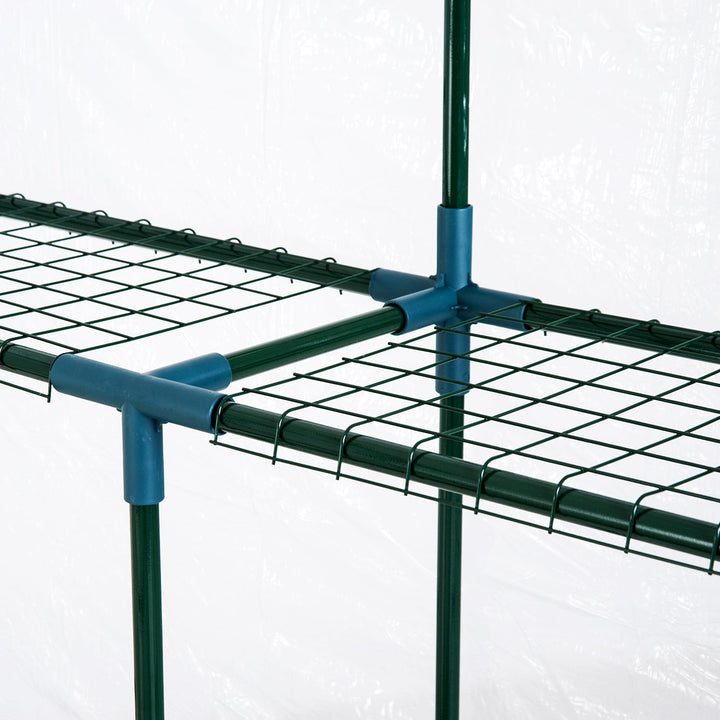 Estufa Transparente de jardim para Platas com 3 Andares 143x143x195cm