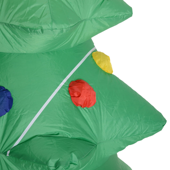 Árvore de Natal inflável 1.5m Á com enfeites Presentes Decoração de Natal com iluminação LED com inflador