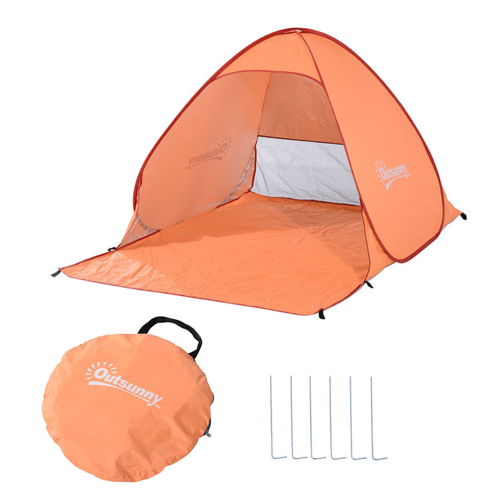Tenda pop-up instantânea e portátil com janelas Tipo de refúgio para piquenique, praia e acampamento com proteção UV