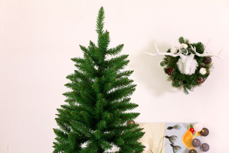 Árvore de Natal Artificial Árvore com Suporte 210cm 865 ramas Ecológico PVC Verde