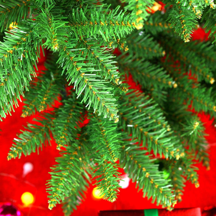 Árvore de Natal Artificial Árvore com Suporte 210cm 865 ramas Ecológico PVC Verde